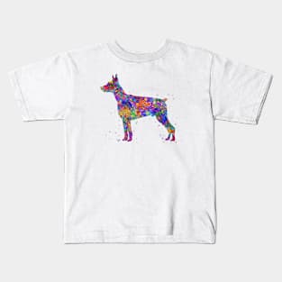 Doberman Pinscher dog Kids T-Shirt